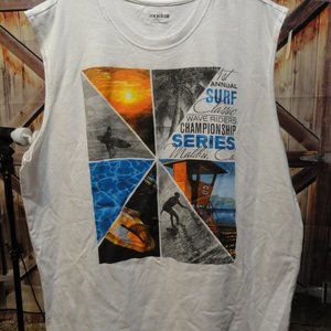 Joe Boxer 1st Annual Surf Classic Graphic Tank top~EUC~Colorful